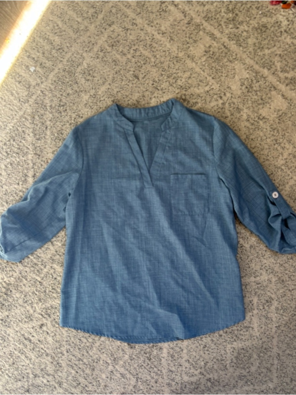Lightweight Linen Tunic Blouse